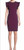 Calvin Klein Women's Ruffle Sleeve Dress, Aubergine, 10