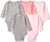 Hanes baby boys Ultimate Flexy 5 Pack Long Sleeve Bodysuits Bodystocking