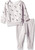 Hanes baby-girls Ultimate Flexy Adjustable Fit Jogger Sweatshirt Layette Set