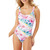 Tommy Bahama Rainbow Fronds Reversible One-Piece Swimsuit, Paradise Coral, 6