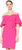 Calvin Klein Women's Off The Shoulder Neckline with Side Ruch Dress, Hibiscus, 2