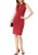 Calvin Klein Women's Keyhole Sheath Dress, Red, 6P