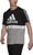 Adidas Essentials Colorblock Tee - Mens Casual, Black-White, Small