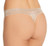 Dkny Women's Glisten & Gloss Thong Underwear, Latte, X-Large