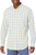 IZOD Men's Advantage Performance Plaid Long Sleeve Stretch Button Down Shirt, Yellow Cream, Small