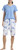 Karen Neuburger womens Short Sleeve Top and Bermuda Short Set, Regular Plus Size Pajama Set, Sky Blue/Forget-me-not Floral, Medium