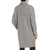 Sosken Emma Boiled Wool Coat, Ash Grey, 4