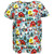 Holiday Printed Christmas Scrubs, Halloween Printed Uniform Tops