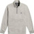 IZOD Men's Advantage Performance Quarter Zip Fleece Pullover Sweatshirt, Light Grey Heather, Large Tall
