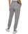 Calvin Klein Women's Metallic Side Stripe Sweater Jogger Pants, Grey, 2X