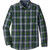 Toobydoo Kid's Plaid Flannel T-Shirt, Green, US 8