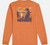 IZOD Men's Long Sleeve Saltwater Graphic T-Shirt, Rust, XL
