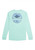 IZOD Graphic Tees Long Sleeve Crest Peak Graphic T-Shirt, Ocean Wave, 2XL
