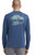 IZOD  Men's Saltwater Long Sleeve Graphic Tee, Sargasso Sea, 3XL