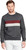 IZOD Men's Advantage Performance Crewneck Fleece Pullover Sweatshirt, Carbon Heather Tri-Color, Large