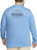 IZOD Men's Big & Tall Tall Saltwater Long Sleeve Graphic T-Shirt, Blue Revival Boat Repair, 4XL Tall