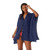 Tommy Bahama Sea Swell Cover-Up Tunic Shirt , Mare Navy, Small