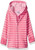 Hanes, Zippin Soft 4-way Stretch Fleece Hoodie, Babies and Toddlers, Pink Stripes Print, 6-12 Months