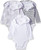 Hanes Baby Long Sleeve, Ultimate Bodysuit Hoodie Boys & Girls, 3-Pack