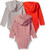 Hanes Baby Long Sleeve, Ultimate Bodysuit Hoodie Boys & Girls, 3-Pack