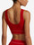 Polo Ralph Lauren Seamless Cropped Scoopneck Tank,Haute Red, X-Small