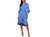 Adrianna Papell Women's Satin Faux Wrap Dress, Precious Peri, 16