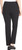 Hilary Radley Women's Ponte Pull-On Mid Rise Slim Leg Pants, Black, Small
