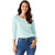 Tommy Bahama Ashby Rib 3/4 Sleeve T-Shirt, Hummingbird Blue, X-Small
