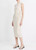 Vince Sleeveless Gathered Waist Dress, Sleeveless, Pale Fawn, X-Small