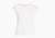 Vince Mesh Stitch Crewneck Blouse, Cap Sleeves, Off White, Small