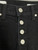 BLDWN Cropped Wide Leg Jeans, Button Fly, High Rise, Black, 27