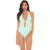 Soluna Swim Sun Beam One-Piece, Fresh Mint, Small