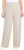 Hilary Radley Women's Wide Leg Crinkle Pants with Elastic Waistband, Beige, Large