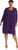 S.L. Fashions Women's Sequin Chiffon Jacket Dress, Eggplant, 14W