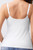 Amoena Women's Valletta Tall Camisole Bra Top, White, 8