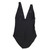 MIKOH One-Piece V-Neck Swimsuit, Black, Small
