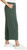 Jessica Simpson Women's Gauze Ankle Pants, Green, Small
