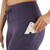 Spyder Active Sport Women's High Waisted Stretch Cargo Tight Legging Pant, Purple, X-Small
