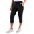 Kirkland Signature Women's Active Capri Sport Pour Femme, Black, Medium