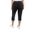 Kirkland Signature Women's Active Capri Sport Pour Femme, Black, Medium
