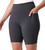 Mondetta Women's Active Moisture Wicking Ribbed Bike Short, Black, Large Mondetta Women's Active Moisture Wicking Ribbed Bike Short, Black, Large
