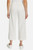 Ella Moss Women's Wide Leg Crop Pant, High Rise, White, 4