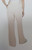 Sound Style Women's Linen Pants, Wide Leg, Tan, Small