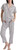 Karen Neuburger Women's Notch Collar 2-Piece Slim Leg Pajama Set, White, Small Karen Neuburger Women's Notch Collar 2-Piece Slim Leg Pajama Set, White, Small