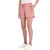 Pacific Trail Ladies Elastic Waist Band Side Pockets Casual Shorts, Vintage Pink, X-Large