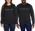 Kirkland Signature Unisex Logo Crewneck Sweater Fleece, Black, Large Kirkland Signature Unisex Logo Crewneck Sweater Fleece, Black, Large