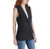 Steve Madden Women's Blazer Vest, Black, Small