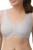 Amoena Women's Fleur Wire Free Bra, Gray, X-Small C-D
