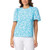 Draper James Women's Flutter Sleeve Blouse, Blue, Medium