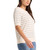 Matty M Women's Short Sleeve Sweater, Heather Oatmeal, X-Large